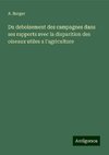 Du deboisement des campagnes dans ses rapports avec la disparition des oiseaux utiles a l'agriculture