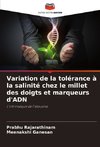 Variation de la tolérance à la salinité chez le millet des doigts et marqueurs d'ADN