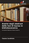 Analisi degli abstract delle tesi di laurea in biblioteconomia