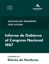 Informe de Gobierno al Congreso Nacional 1987