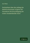 Nachrichten über den Anfang der Buchdruckerkunst in Speier mit besonderer Berücksichtigung der ersten Druckerfamilie Drach