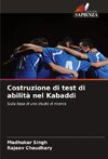 Costruzione di test di abilità nel Kabaddi