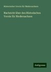 Nachricht über den Historischen Verein für Niedersachsen