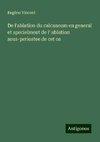 De l'ablation du calcaneum en general et specielment de l' ablation sous-periostee de cet os