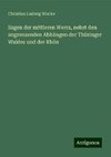 Sagen der mittleren Werra, nebst den angrenzenden Abhängen der Thüringer Waldes und der Rhön