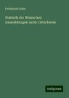 Statistik der Römischen Ansiedelungen in der Ostschweiz