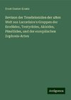 Revison der Tenebrioniden der alten Welt aus Lacordaire's Gruppen der Erodiides, Tentyriides, Akisides, Piméliides, und der europäischen Zophosis-Arten