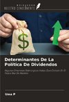 Determinantes De La Política De Dividendos