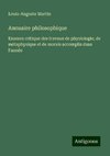 Annuaire philosophique