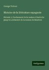 Histoire de la littérature espagnole