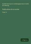 Publications de la société