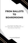 From Ballots to Boardrooms, The Role of Politics, Psychology, and Health in Business Strategy