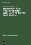 Migration and Transfer from Germany to Britain 1660 to 1914