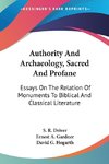 Authority And Archaeology, Sacred And Profane