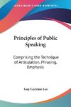 Principles of Public Speaking