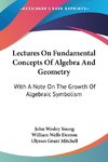 Lectures On Fundamental Concepts Of Algebra And Geometry