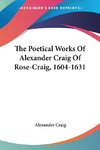 The Poetical Works Of Alexander Craig Of Rose-Craig, 1604-1631