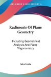 Rudiments Of Plane Geometry