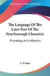 The Language Of The Later Part Of The Peterborough Chronicle