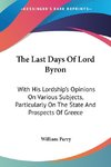 The Last Days Of Lord Byron