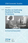 Studies on Continuing Vocational Training in Germany