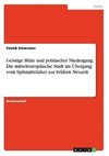 Geistige Blüte und politischer Niedergang. Die mitteleuropäische Stadt im Übergang vom Spätmittelalter zur Frühen Neuzeit