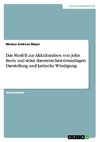 Das Modell zur Akkulturation von John Berry und seine theoretischen Grundlagen. Darstellung und kritische Würdigung