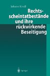 Rechtsscheintatbestände und ihre rückwirkende Beseitigung