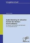 Audio-Branding im aktuellen Kontext der Marken-Kommunikation