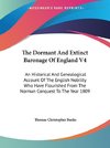 The Dormant And Extinct Baronage Of England V4