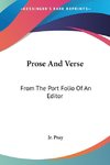 Prose And Verse