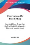 Observations On Bloodletting