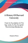 A History Of Harvard University