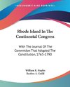 Rhode Island In The Continental Congress