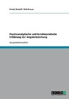 Psychoanalytische und lerntheoretische Erklärung der Angstentstehung