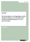 Die Konstruktion von Fragebögen und ihr möglicher Einsatz in der Evaluation am Beispiel Qualitätsmanagement in der Sprachtherapie