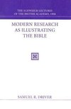 Modern Research as Illustrating the Bible