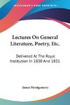 Lectures On General Literature, Poetry, Etc.