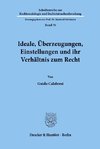 Ideale, Überzeugungen, Einstellungen und ihr Verhältnis zum Recht.