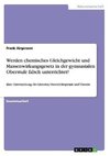 Werden chemisches Gleichgewicht und Massenwirkungsgesetz in der gymnasialen Oberstufe falsch unterrichtet?