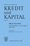 Kredit und Kapital.