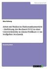 Arbeit mit Medien im Mathematikunterricht - Einführung des Rechners TI-92 in einer Unterrichtsreihe in einem Profilkurs 11 im Stoffgebiet Stochastik