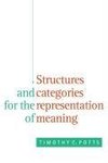 Structures and Categories for the Representation of Meaning