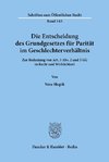 Die Entscheidung des Grundgesetzes für Parität im Geschlechterverhältnis.