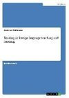 Reading in foreign language teaching and learning