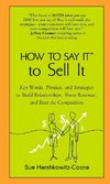 How to Say It to Sell It