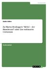 Zu Martin Heideggers 