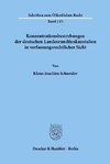 Konzentrationsbestrebungen der deutschen Landesrundfunkanstalten in verfassungsrechtlicher Sicht.