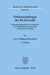 Verfassungsfragen der Richterwahl.