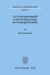 Der Sonderopferbegriff in der Rechtsprechung des Bundesgerichtshofes.